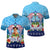 Custom Photo Guam Chamorro Polo Shirt Tribal Latte Stone With Dolphins | Polynesian Pride