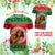 Custom Photo Aloha Hawaii Christmas T Shirt Tiki Santa Mele Kalikimaka CTM14