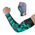 Polynesian Arm Sleeve 43 (Set of Two) Hawaiian Warrior and Aloha Girl With Hammerhead Shark Tattoos Turquoise LT6 Set of 2 Green - Polynesian Pride