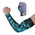 Polynesian Arm Sleeve 43 (Set of Two) Hawaiian Warrior and Aloha Girl With Hammerhead Shark Tattoos Light Blue LT6 Set of 2 Blue - Polynesian Pride