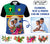 Tafea Province Custom Polo Shirt With Photo Vanuatuan Boar's Tusk Flag Multicolored CTM09 - Polynesian Pride