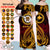 Custom Provinces of Papua New Guinea Off Shoulder Maxi Dress Bird of Paradise Polynesian Tribal CTM09 - Polynesian Pride