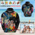 Custom Photo Polynesian Shark Tattoo Hoodie Beauty Pacific Flowers CTM09 - Polynesian Pride