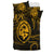 Polynesian Pride Guam With Polynesian Tribal Tattoo and Coat of Arms Bedding Set Gold Version LT9 - Polynesian Pride