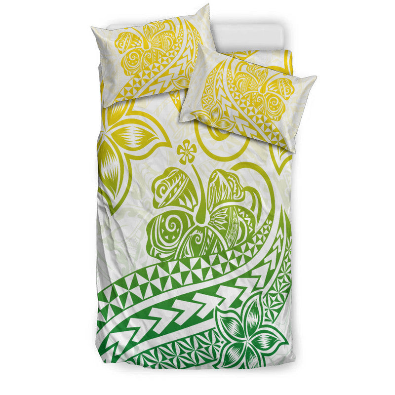 Polynesian Tribal Tattoo Retro Bedding Set Gradient 01 Screen Color LT9 - Polynesian Pride