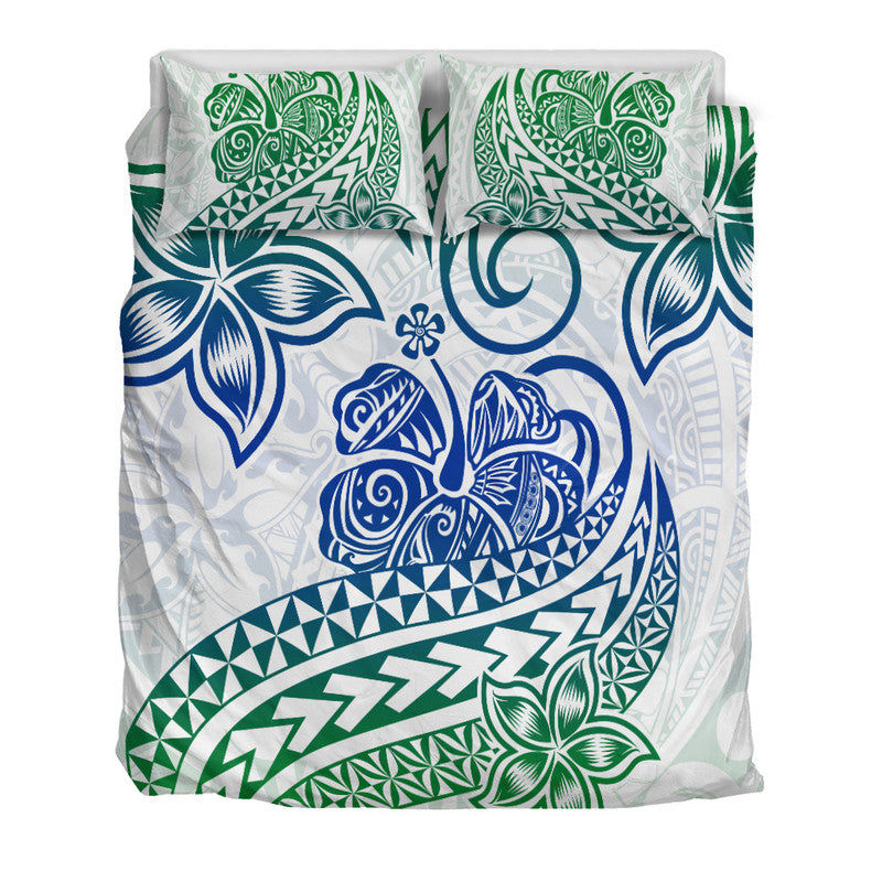 Polynesian Tribal Tattoo Retro Bedding Set Gradient 03 Screen Color LT9 - Polynesian Pride