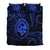 Polynesian Pride Guam With Polynesian Tribal Tattoo and Coat of Arms Bedding Set Blue Version LT9 - Polynesian Pride