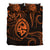 Polynesian Pride Guam With Polynesian Tribal Tattoo and Coat of Arms Bedding Set Orange Version LT9 - Polynesian Pride