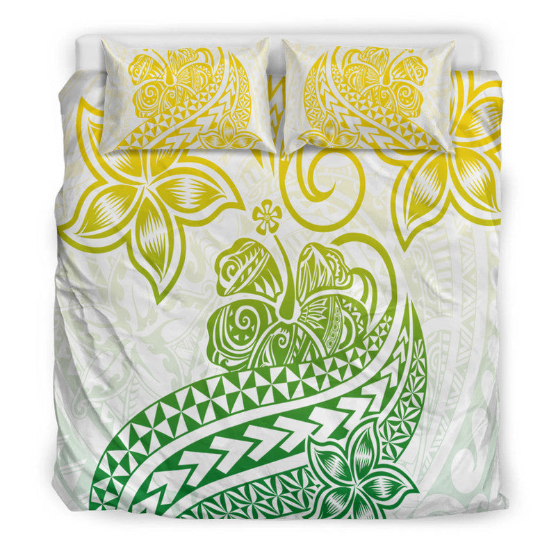 Polynesian Tribal Tattoo Retro Bedding Set Gradient 01 Screen Color LT9 - Polynesian Pride
