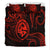 Polynesian Pride Guam With Polynesian Tribal Tattoo and Coat of Arms Bedding Set Red Version LT9 - Polynesian Pride