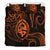 Polynesian Pride Guam With Polynesian Tribal Tattoo and Coat of Arms Bedding Set Orange Version LT9 - Polynesian Pride