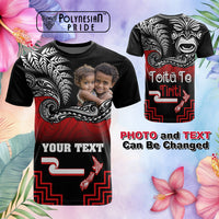 Custom Photo Aotearoa Toitu Te Tiriti T Shirt New Zealand Honour the Treaty - Fight Together