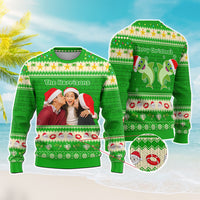 Custom Photo Polynesian Knitted Sweatshirt Beach Style