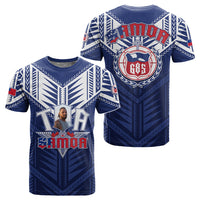 Custom Photo Toa Samoa Rugby T shirt Samoan Pride With Tribal Pattern CTM05 - Polynesian Pride