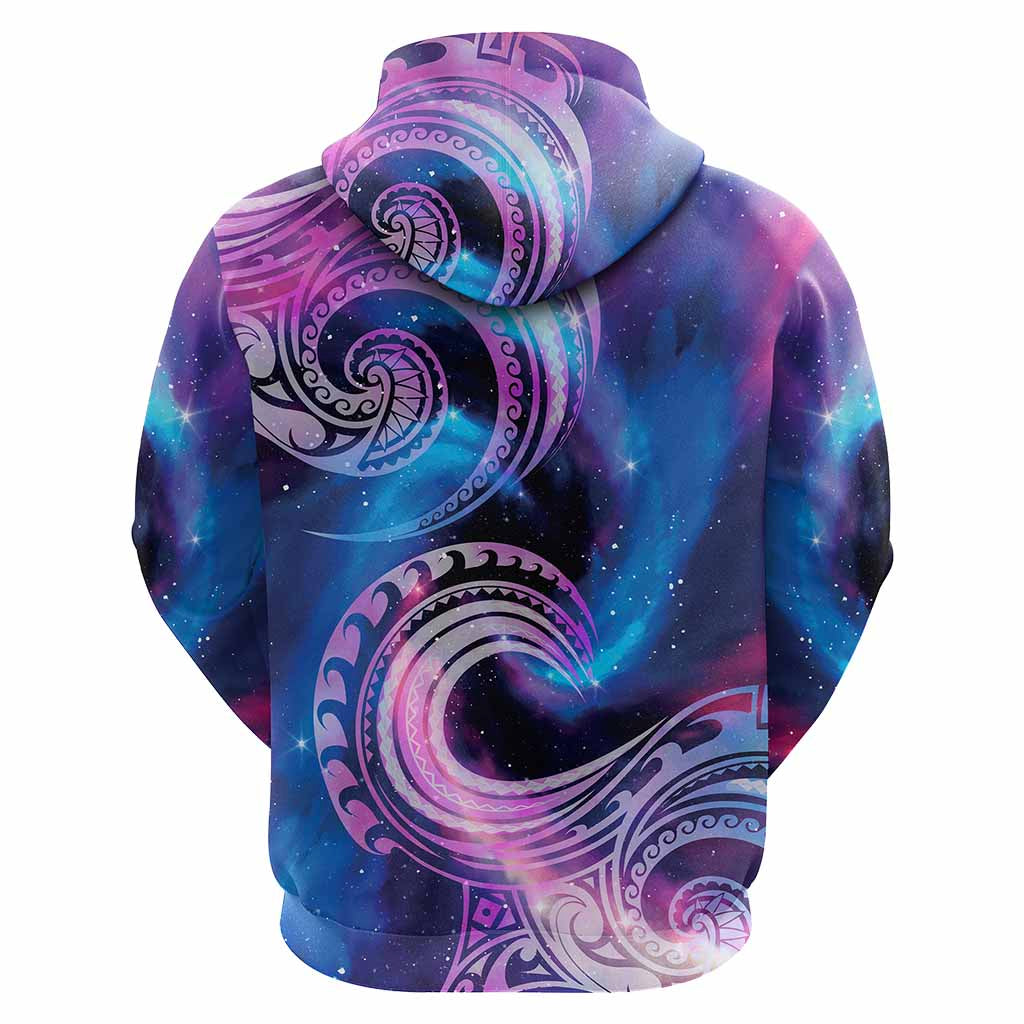 Custom Zodiac Signs Hoodie With Polynesian Pattern