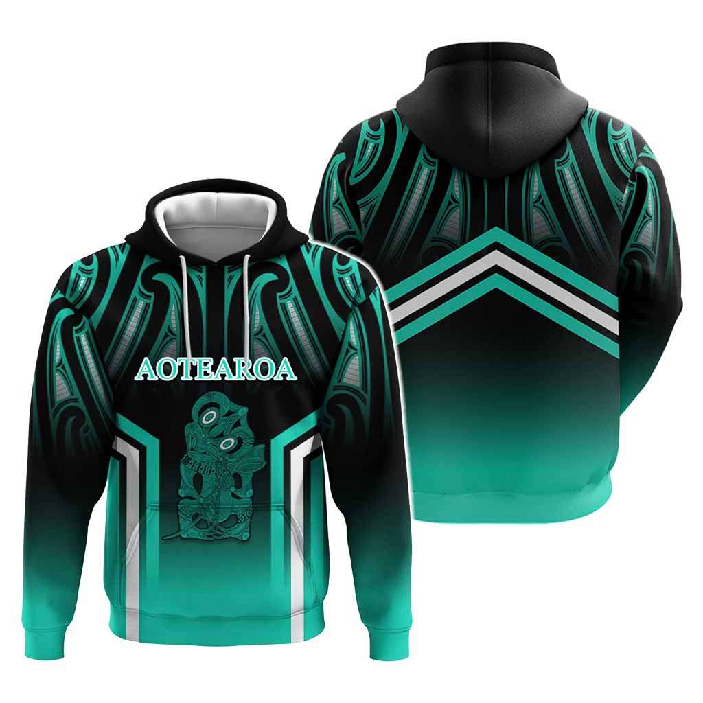 New Zealand Aotearoa Iwi Personalised Text Hoodie Maori Hei Tiki Special Style CTM05 - Polynesian Pride