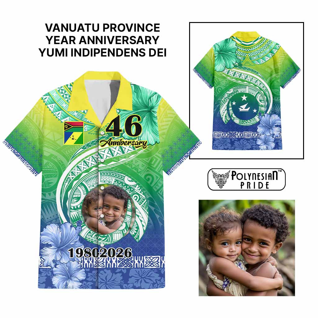 Custom Photo Malampa Province Hawaiian Shirt Vanuatu Yumi Indipendens Dei
