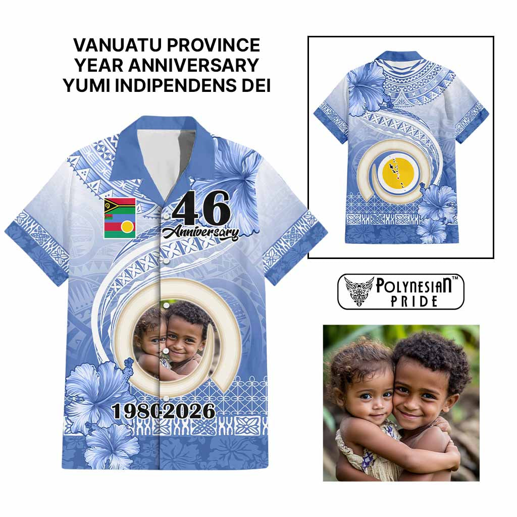 Custom Photo Shefa Province Hawaiian Shirt Vanuatu Yumi Indipendens Dei