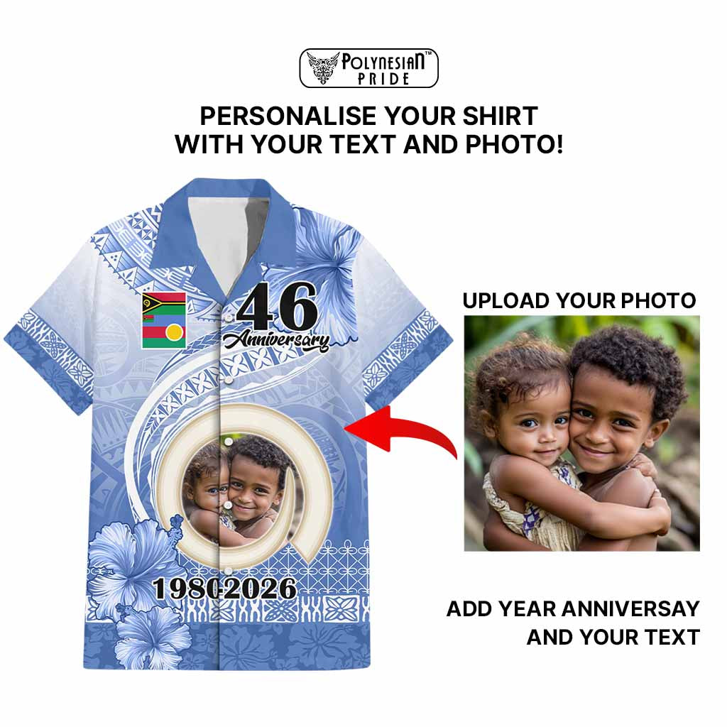 Custom Photo Shefa Province Hawaiian Shirt Vanuatu Yumi Indipendens Dei