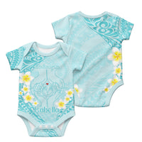 Custom Polynesia Baby and Parents Baby Onesie We Love You Plumeria Polynesian Pattern