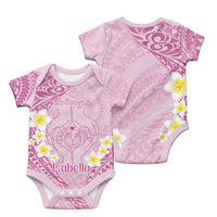 Custom Polynesia Baby and Parents Baby Onesie We Love You Plumeria Polynesian Pattern