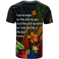 Custom Photo In Loving Memory T Shirt Polynesian Memorial Gift For Family And Pet Lovers