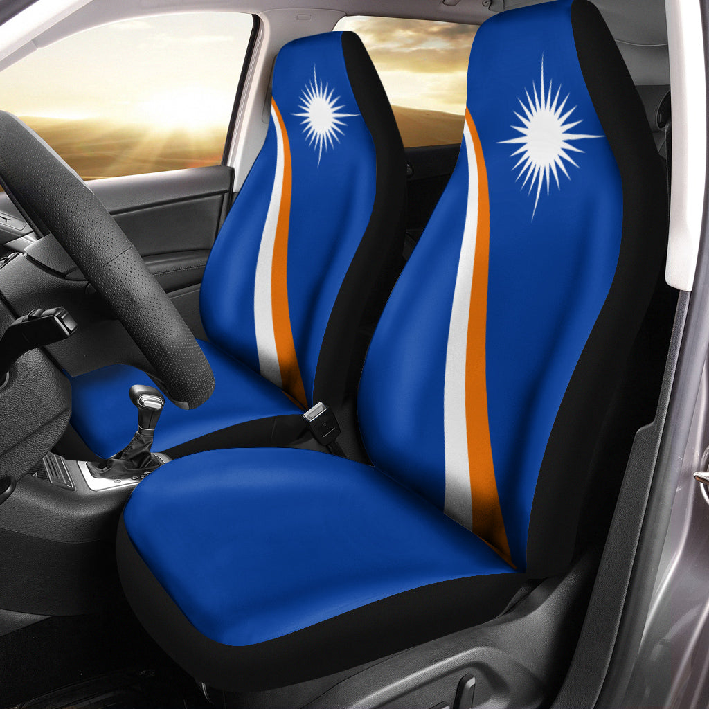 Marshall Islands Flag Car Seat Cover LT6 - Polynesian Pride