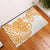 Polynesian Tribal Tattoo Retro Door Mat Gold Screen Color LT9 Gold - Polynesian Pride