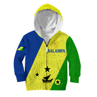 Vanuatu Malampa Province Kid Hoodie Flag Style LT01 - Polynesian Pride