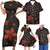 Family Matching Outfits Hawaii Flowers Family Set Bodycon Dress And Hawaii Shirt Matching Summer Outfits - Polynesian Pride