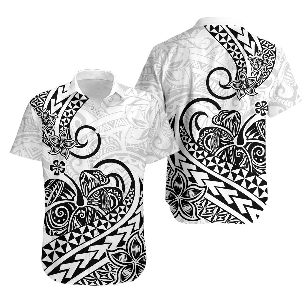 Polynesian Tribal Tattoo Retro Kid Hawaiian Shirt Black Screen Color LT9 - Polynesian Pride