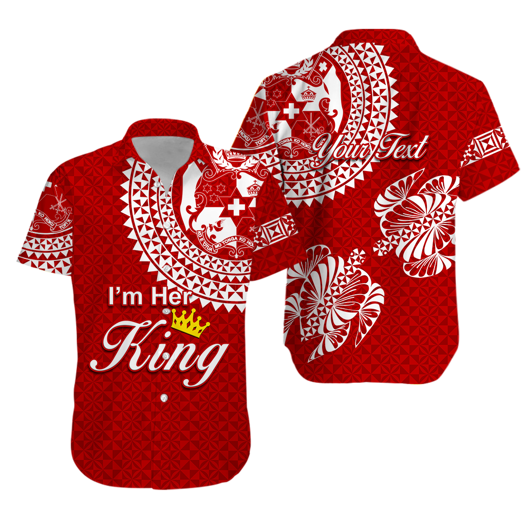 Custom Valentine Day Tonga Couple Love Matching Dress and Hawaiian Shirt Tongan Turtle LT12 - Polynesian Pride