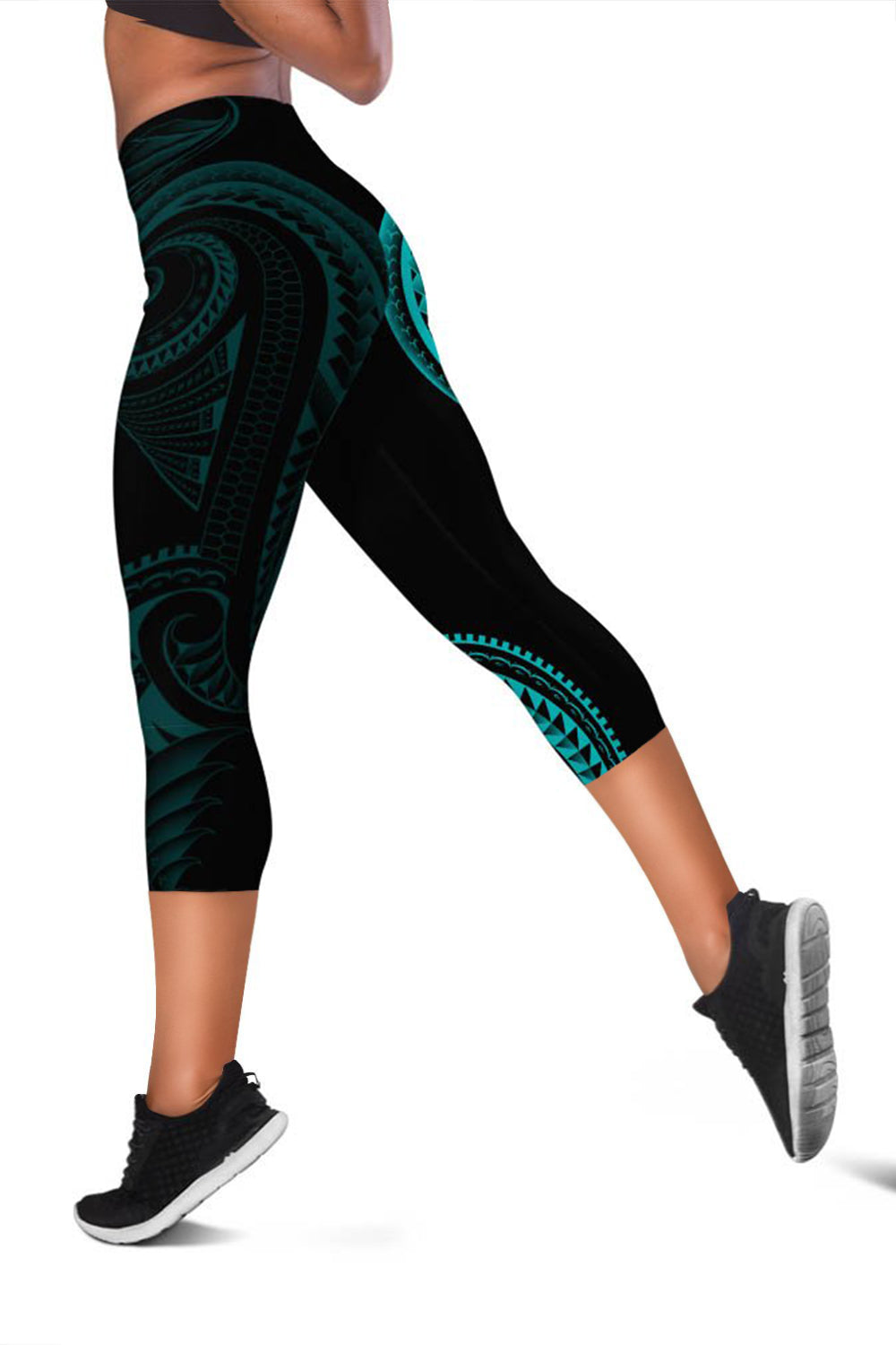 CUSTOMER REQUEST - Polynesian Turquoise - 05/07/2024 - Capri Leggings - LT03