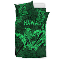 hawaii-shark-and-turtle-bedding-set-with-green-kakau