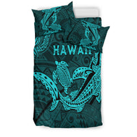 hawaii-shark-and-turtle-bedding-set-with-turquoise-kakau