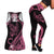 Polynesia Floral Butterfly Combo Hollow Tank and Legging Breast Cancer Pink Ribbon LT9 - Polynesian Pride