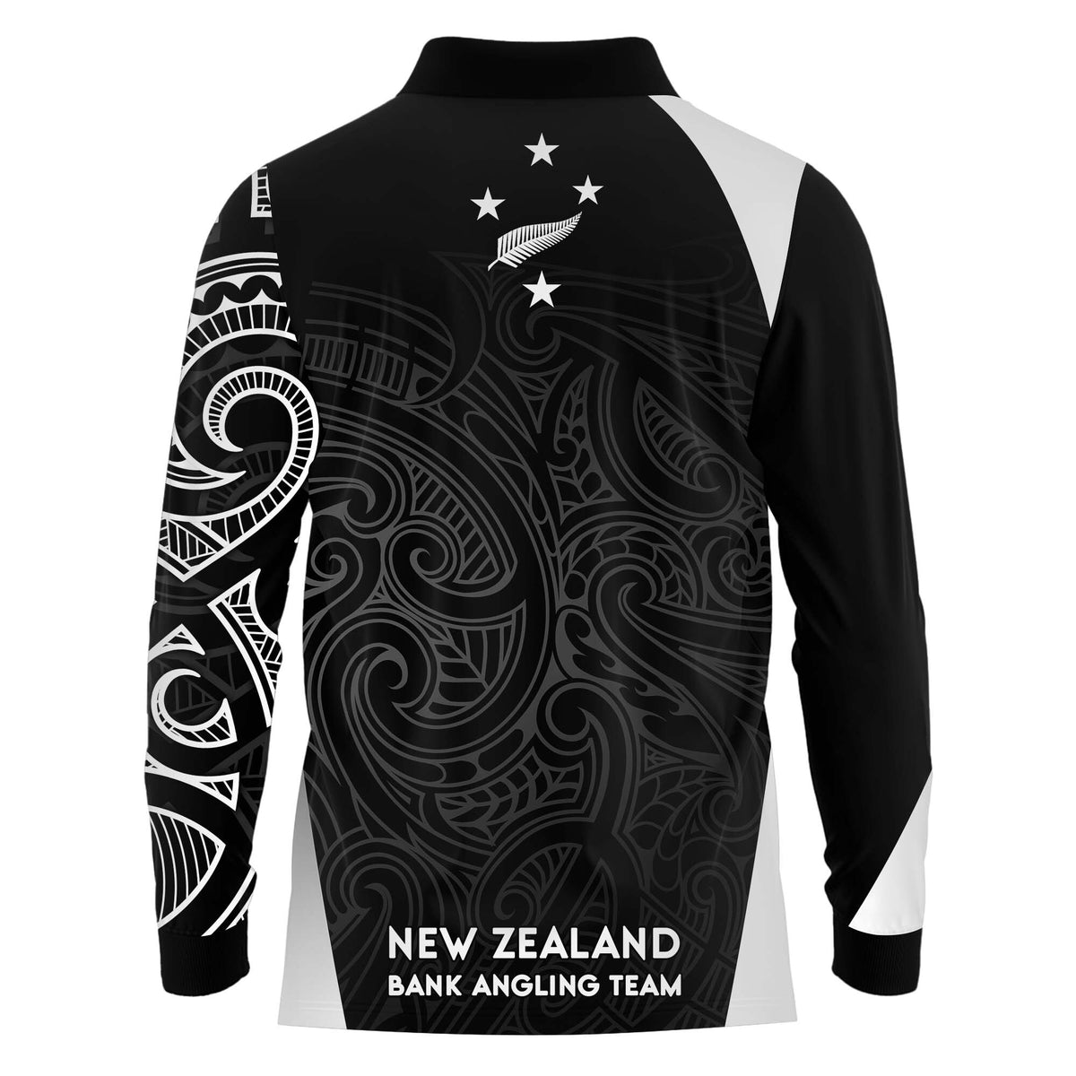 CUSTOMER REQUEST - Johan Marx - 200824 Long Sleeve Polo Shirt LT7 - Polynesian Pride