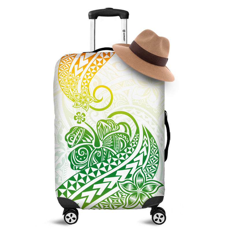 Polynesian Tribal Tattoo Retro Luggage Cover Gradient 02 Screen Color LT9 Gradient - Polynesian Pride