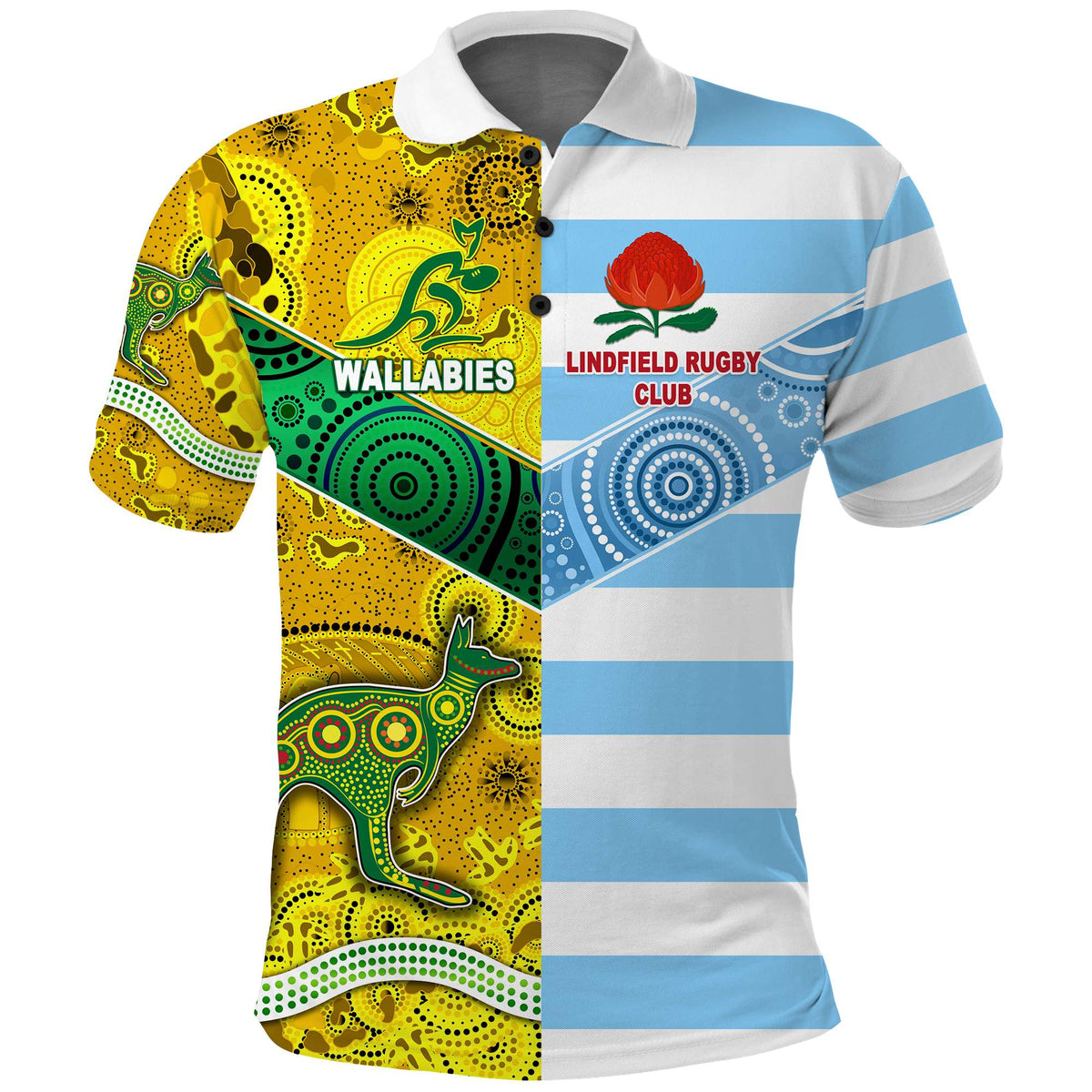 CUSTOMER REQUEST - martyvan888 - 20/11/2024 - Polo Shirt - LT05 Yellow - Polynesian Pride