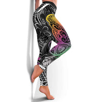 Polynesia Butterfly Tribal Tattoo Leggings LT05