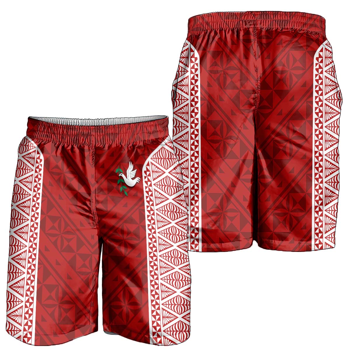 Tonga Rugby Kid's Shorts Ikale Tahi Champions World Cup 2023 LT7