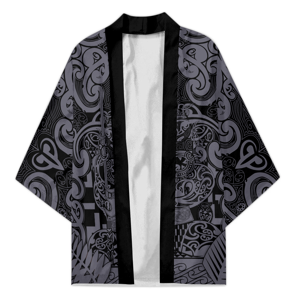 New Zealand Taiaha Maori Kimono LT9 - Polynesian Pride