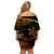 Polynesian Tribal Off Shoulder Short Dress LT6 - Polynesian Pride