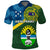 Custom Solomon Islands Provinces Polo Shirt Coat Of Arms With Flag Unique Version CTM14 - Polynesian Pride