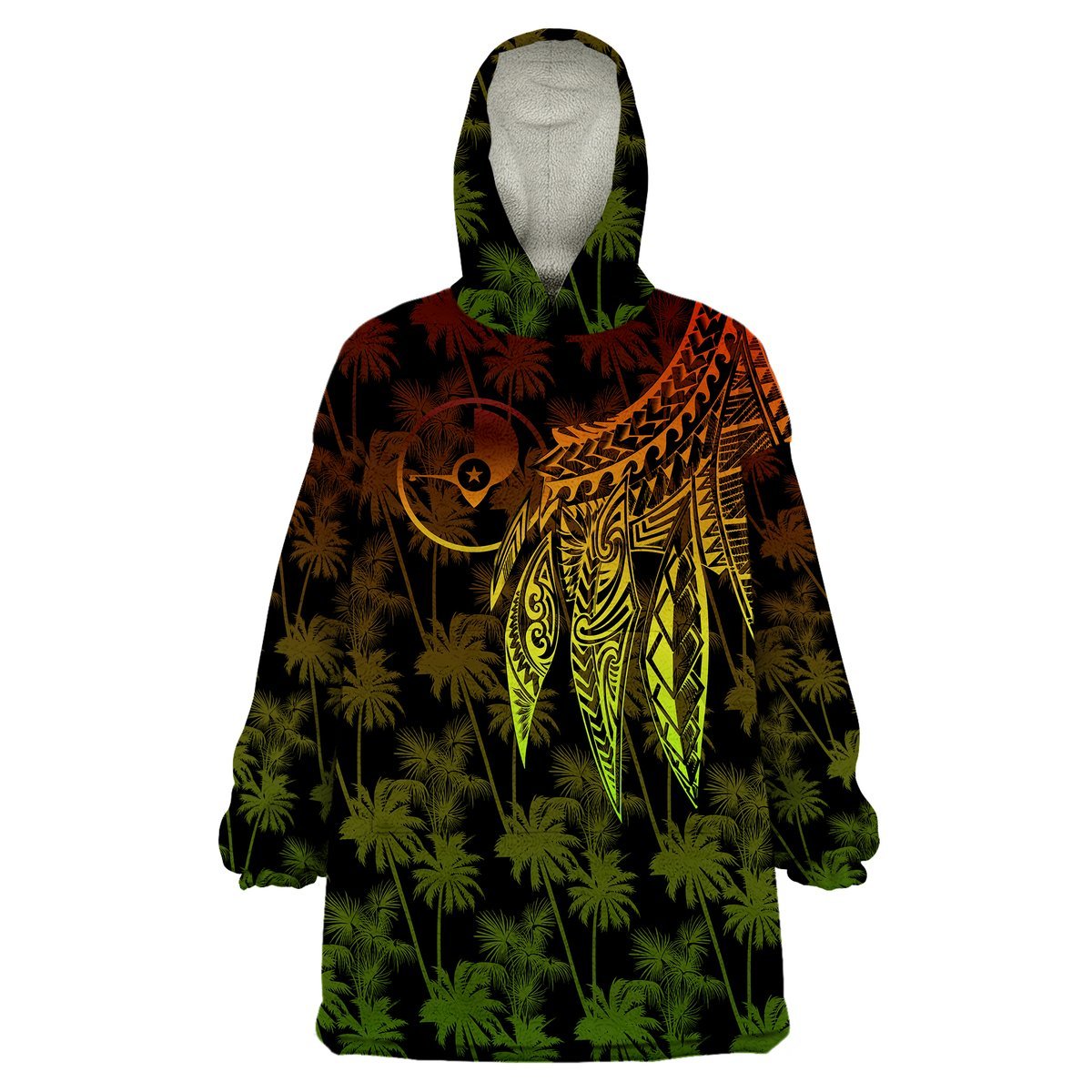 Yap Wearable Blanket Polynesian Reggae Wings LT9 Unisex One Size - Polynesian Pride