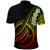 Custom Photo Vanuatu Provinces Polo Shirt Vanuatuan Pig Tusk and Pacific Beauty Flower CTM09 - Polynesian Pride