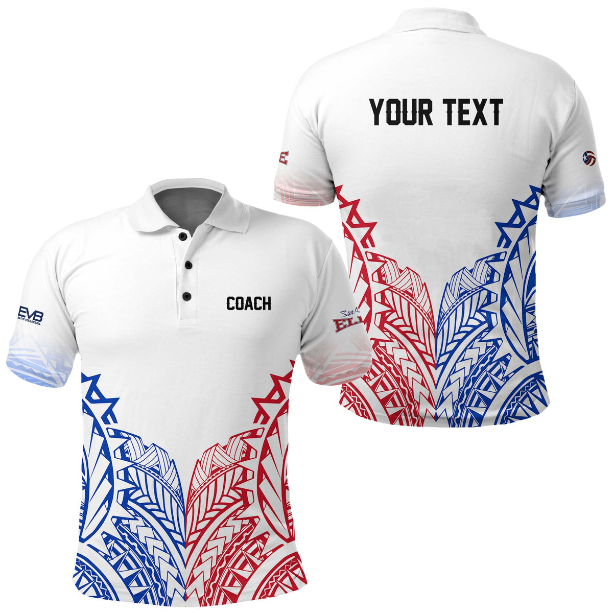 CUSTOMER REQUEST - San Antonio Elite - 061224 Polo Shirt LT7 White - Polynesian Pride