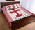 Tonga Quilt Bed Set Be Unique Cross Red Style LT9 - Polynesian Pride