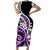 Plumeria Polynesian Couples Matching Outfits Combo Bodycon Dress And Hawaii Shirt Trending Purple LT6 - Polynesian Pride