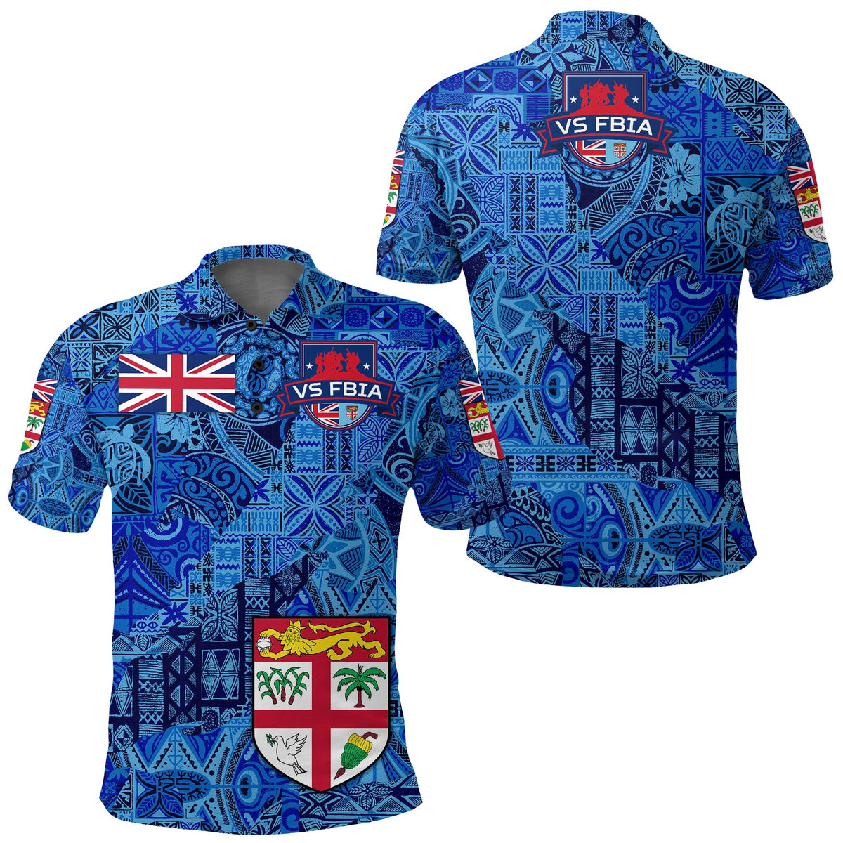 Fiji Day Polo Shirt VS FBIA Original Style RLT7